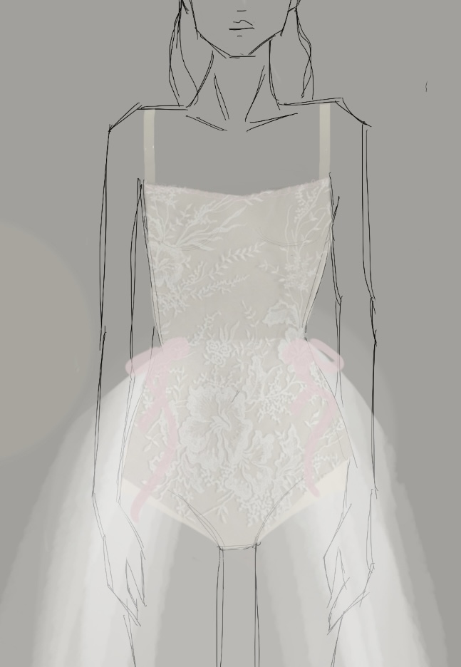 Dance outfit sketch